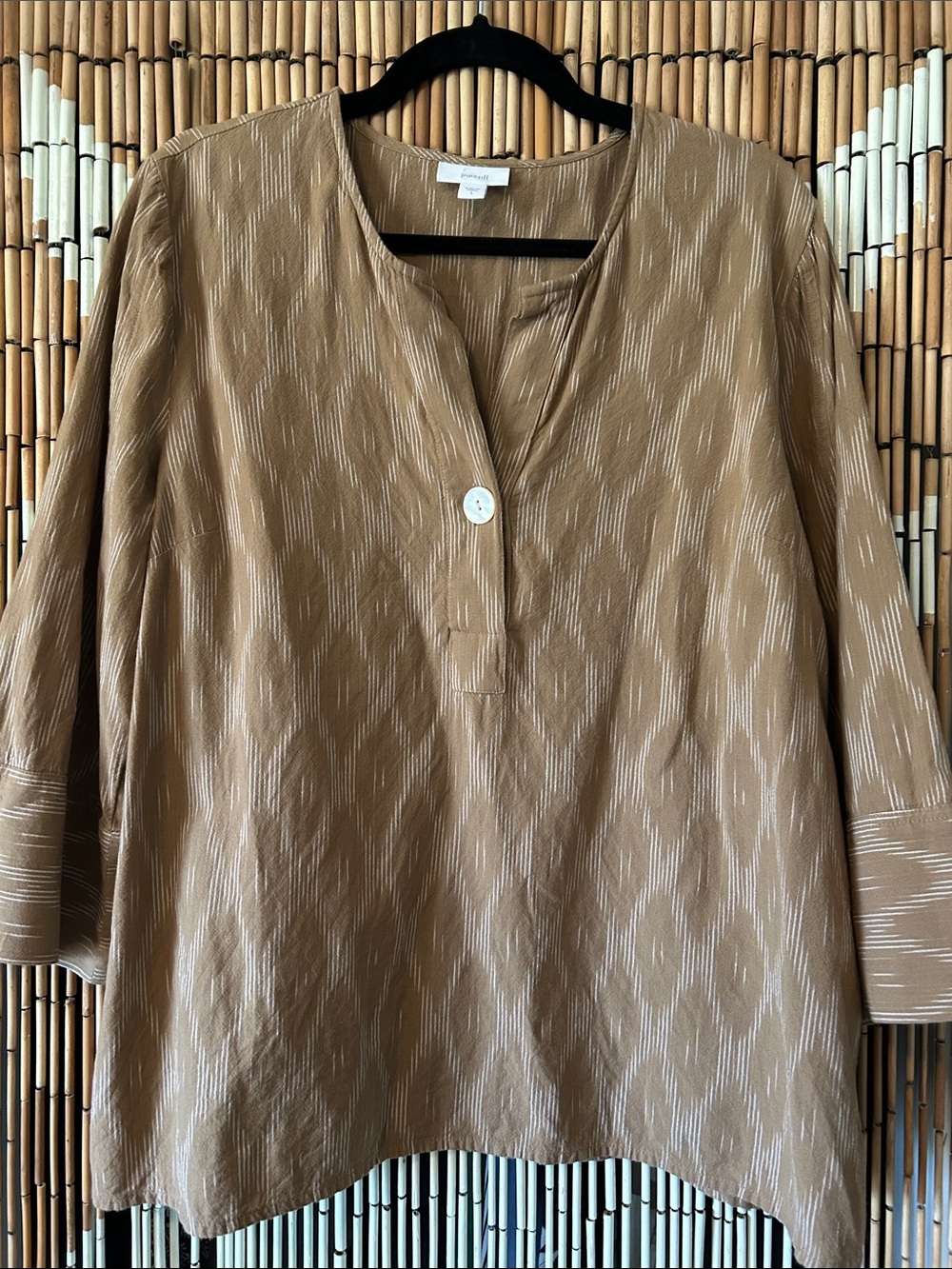 Lightweight Tunic Women's Top with Button
